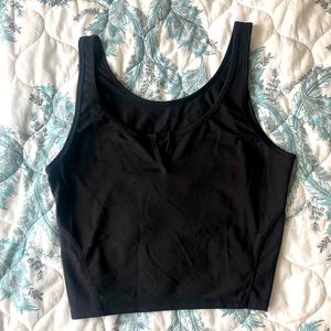 lululemon Henley cropped tank